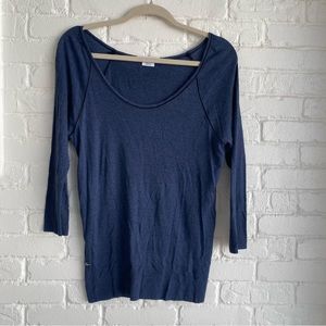 Lacoste Navy Wool Sweater